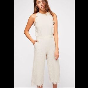 NWT Blank NYC Linen Sand Castle Romper